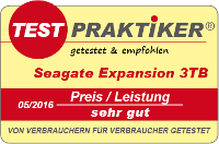testmarke seagate expansion