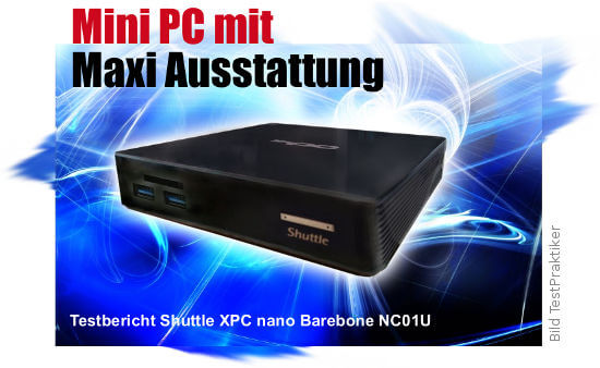 Shuttle XPC nano Barebone NC01U