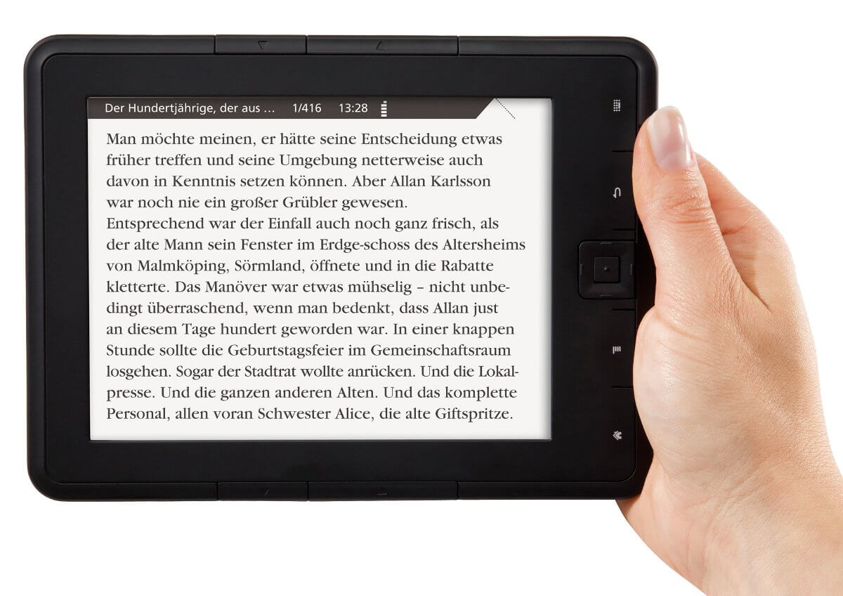 Testbericht EBookReader 4 Ink von Weltbild Testpraktiker