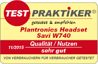 testmarke Plantronics Headset Savi W740