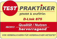 testmarke d-link 875