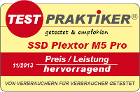 testmarke ssd plextor m5 pro