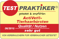 testmarke hundebuersten activet