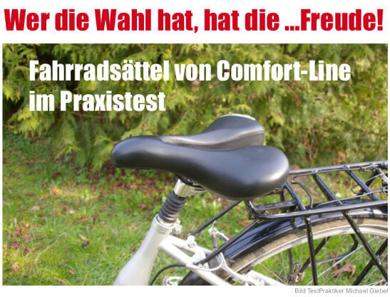 Fahrradsaettel Comfort Line