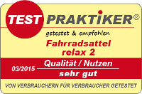 testmarke fahrradsattel relax 2